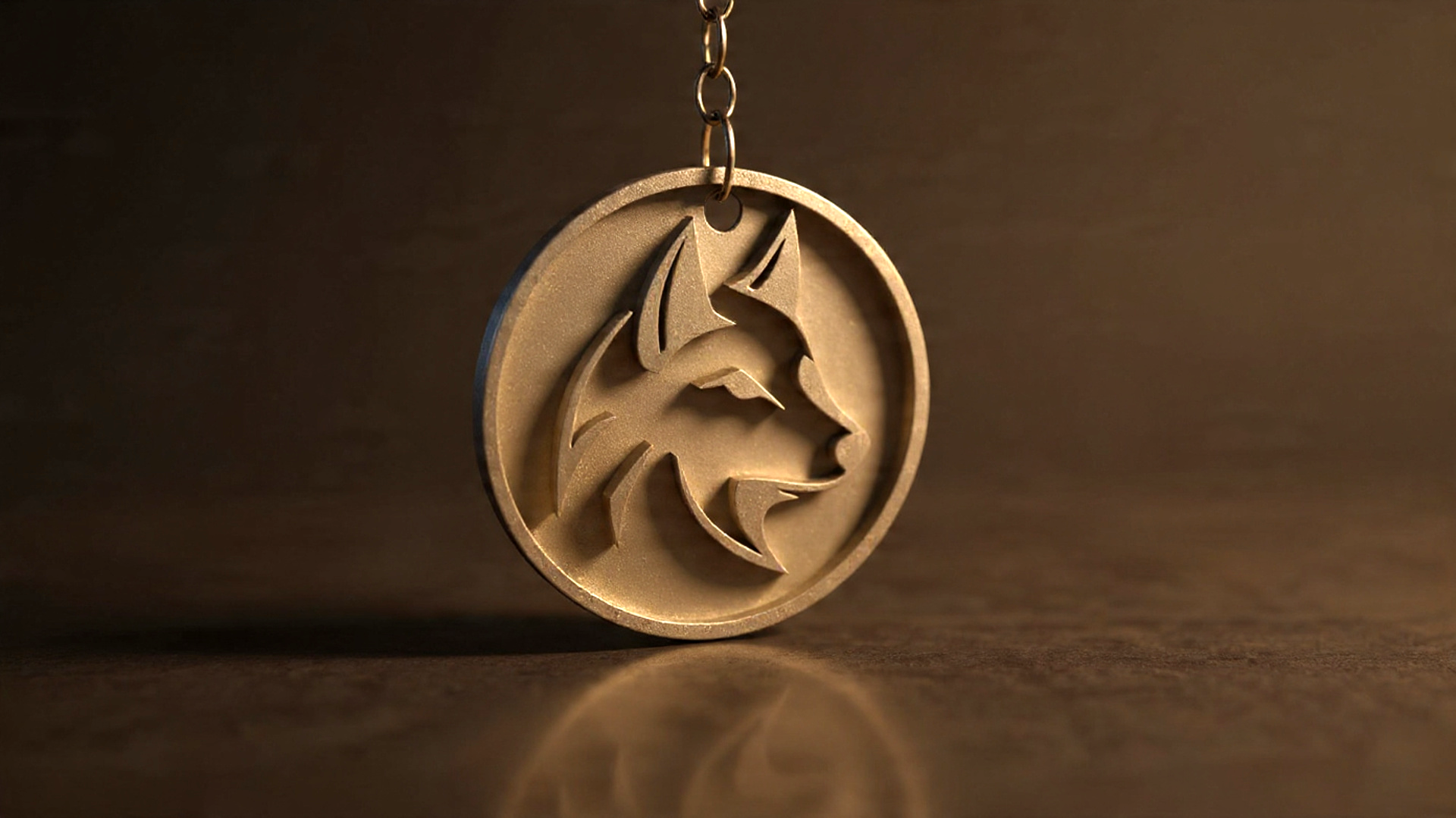 Cute Fox Keychain 3d print