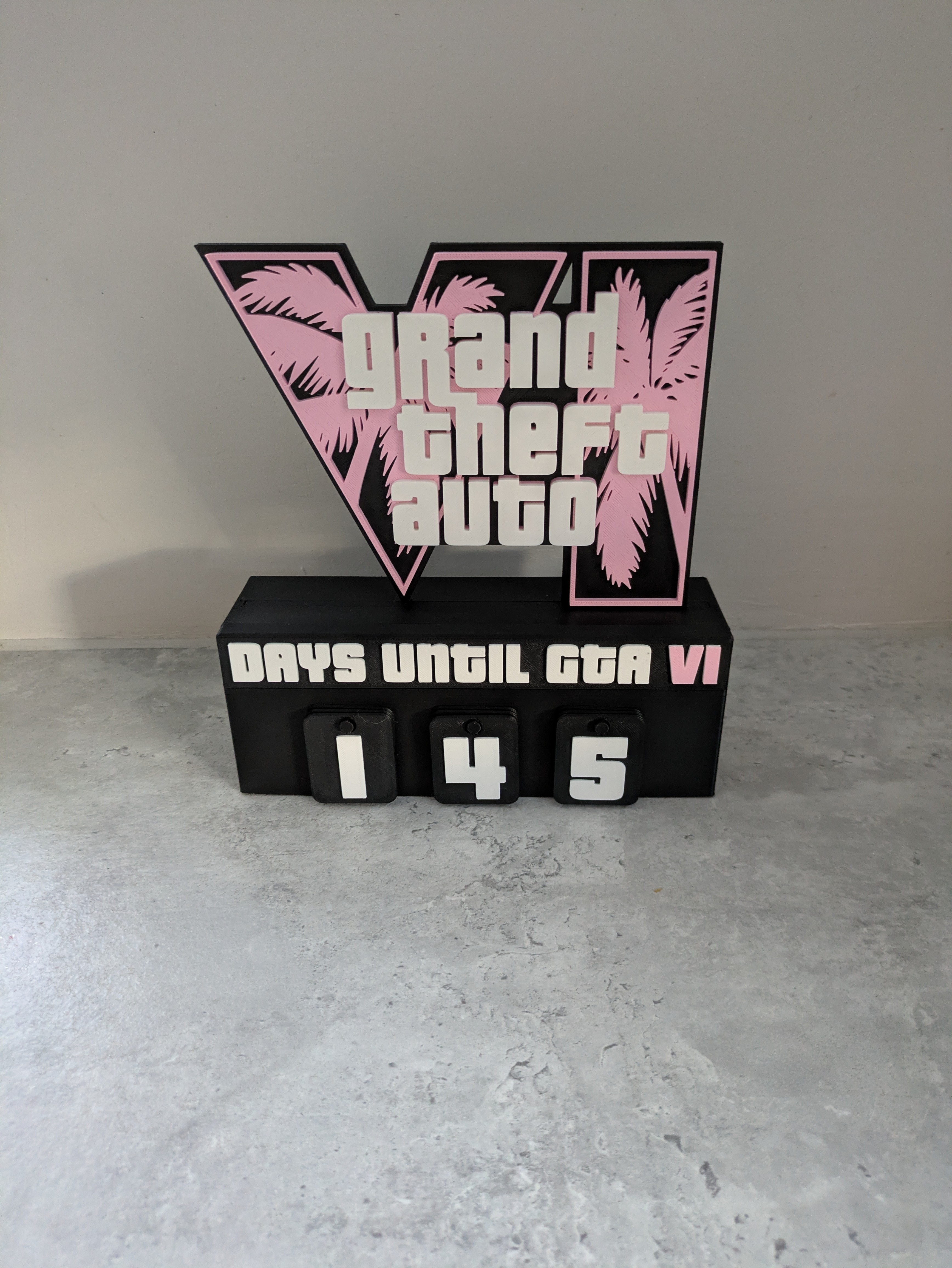 Days until GTA 6 (VI) countdown + standalone stand