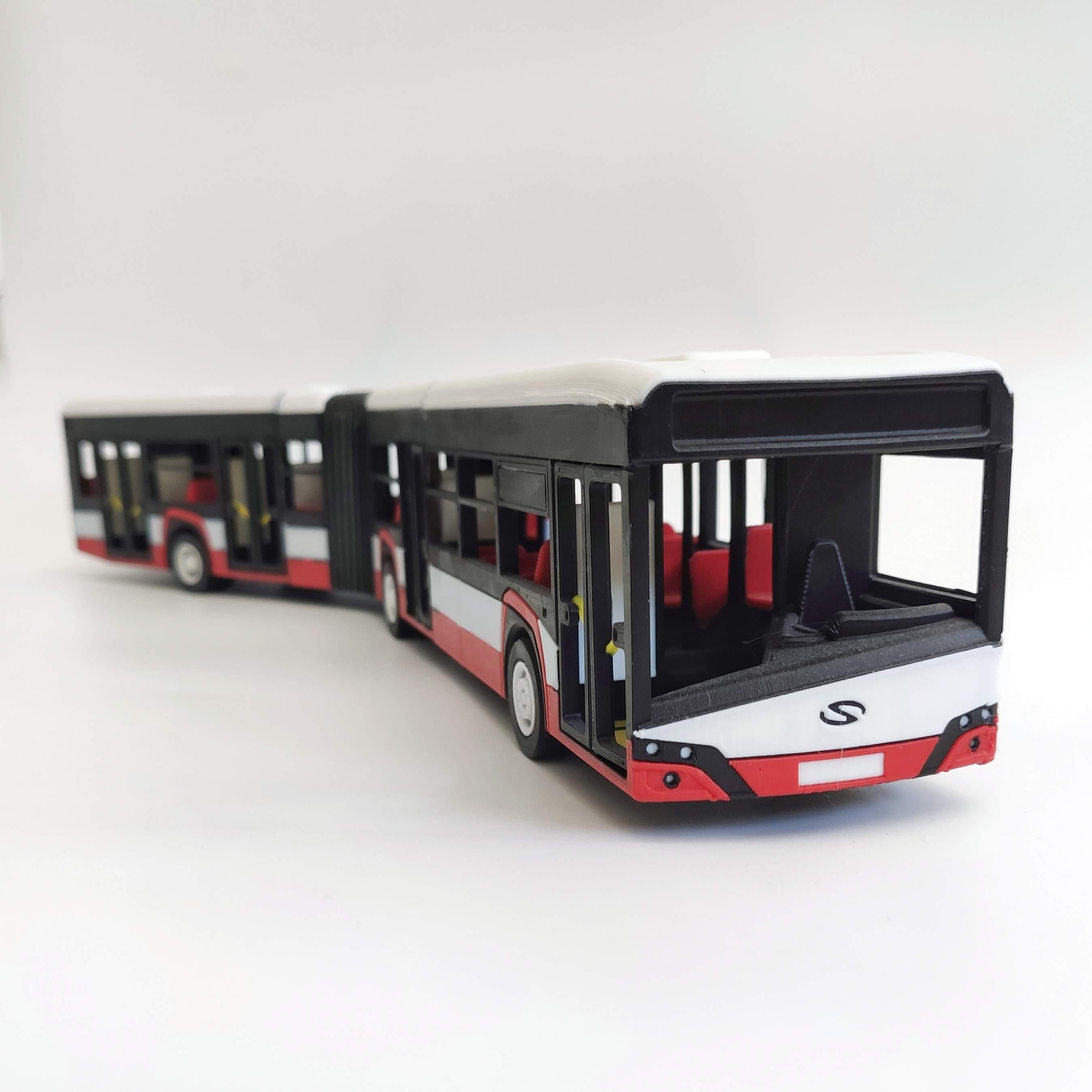 Print-in-Place Articulated City Bus - Solaris Urbino 18