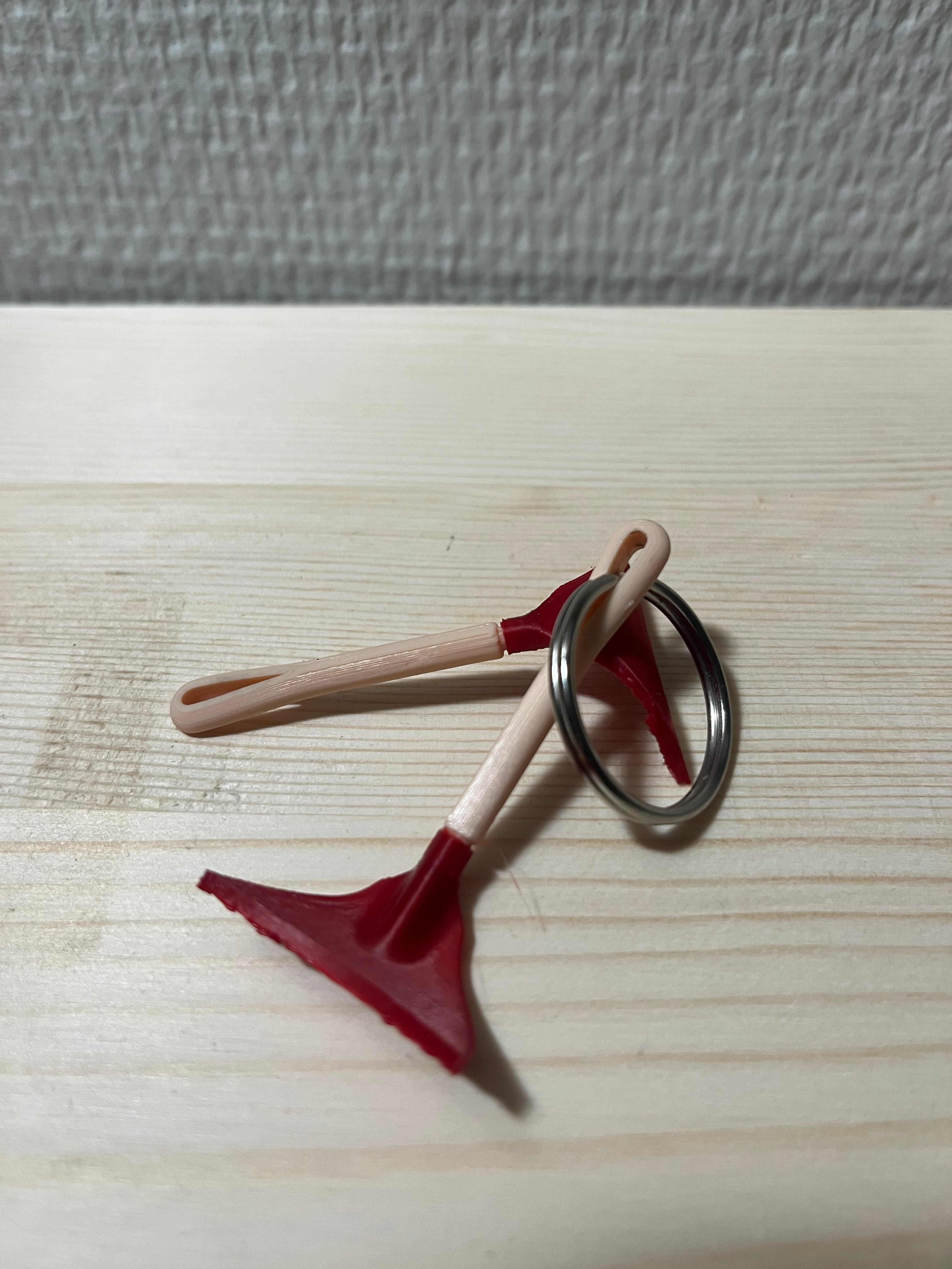 Half-Moon Rake Keychain