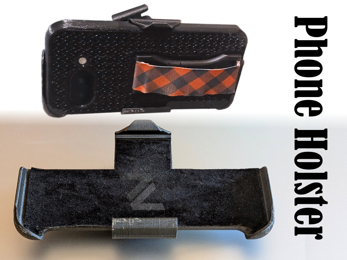 The Custom Swivel Phone Holster: Parametric Sizes