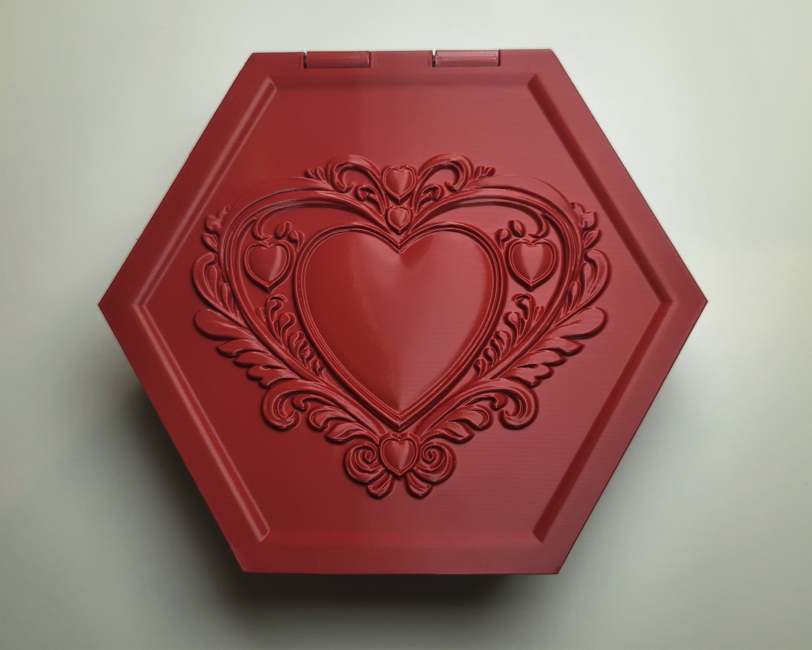 Hexagonal Valentine Storage Box