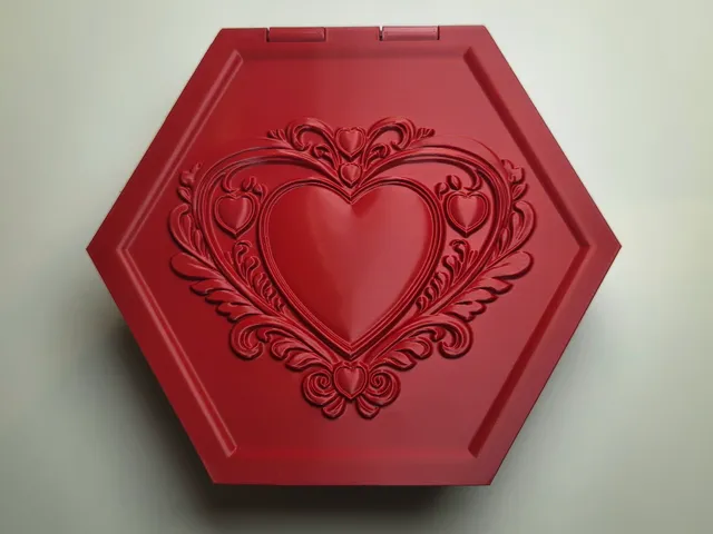 Hexagonal Valentine Storage Box