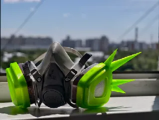 Spiked 3M 501 retainer / dust filter cover!