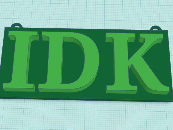 idk
