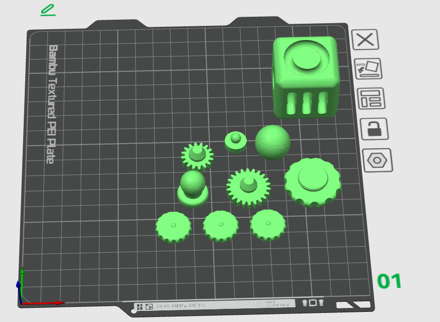 fidget cube 3D model