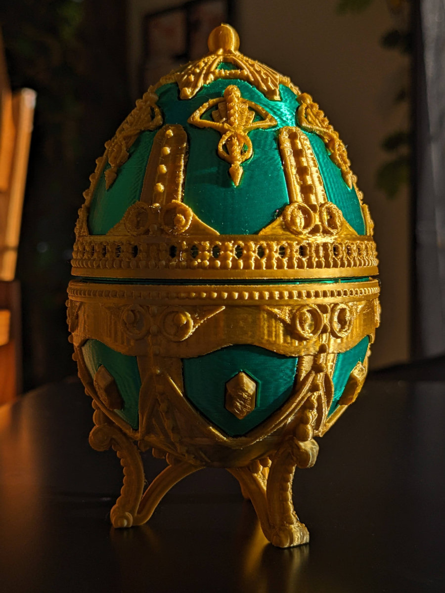Art Deco Faberge Puzzle Egg (no mmu needed)