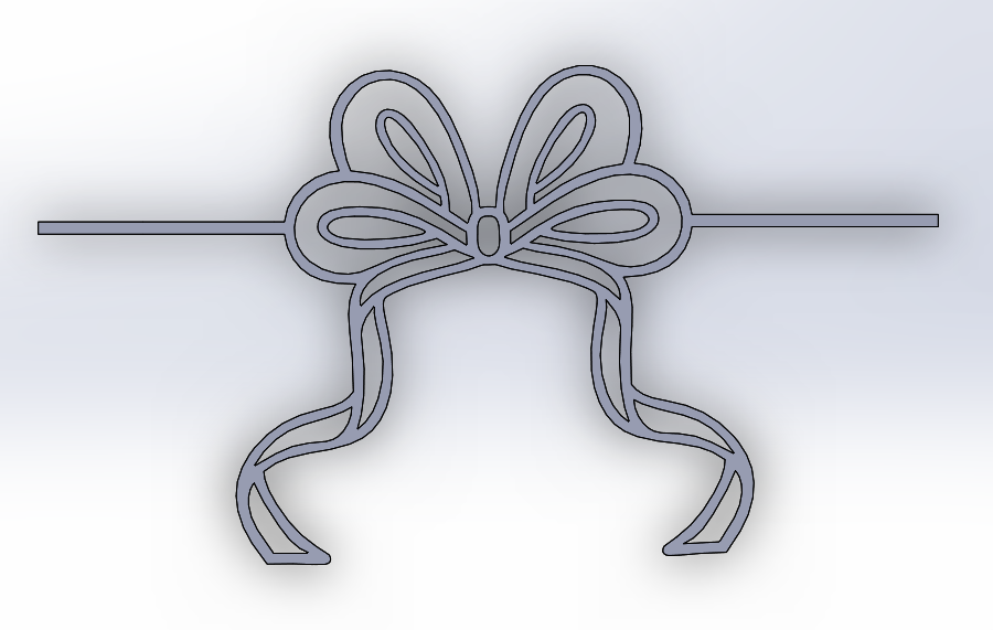 Bow Stencil