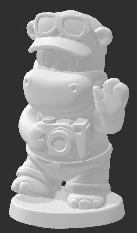 kinder the hippopotamus