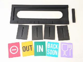 Office door sign