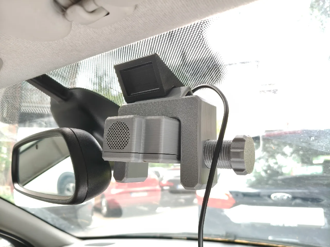 Parametric Dashcam Case for Raspberry Pi Zero (2W) with Pi V3 Cam