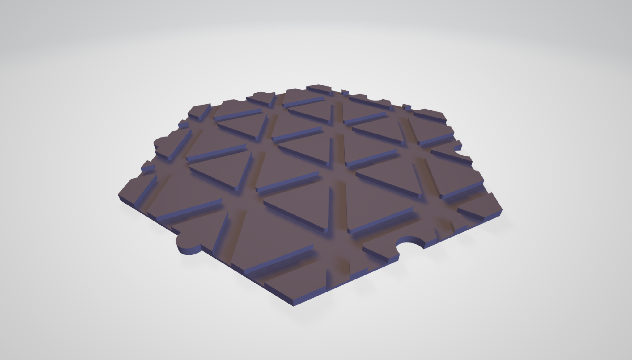 Triomino board