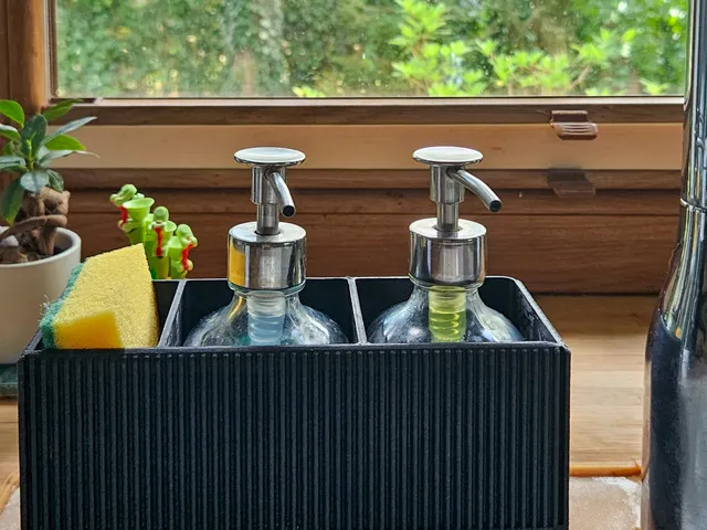 Modern Kitchen Dispenser Holder (IKEA compatible)