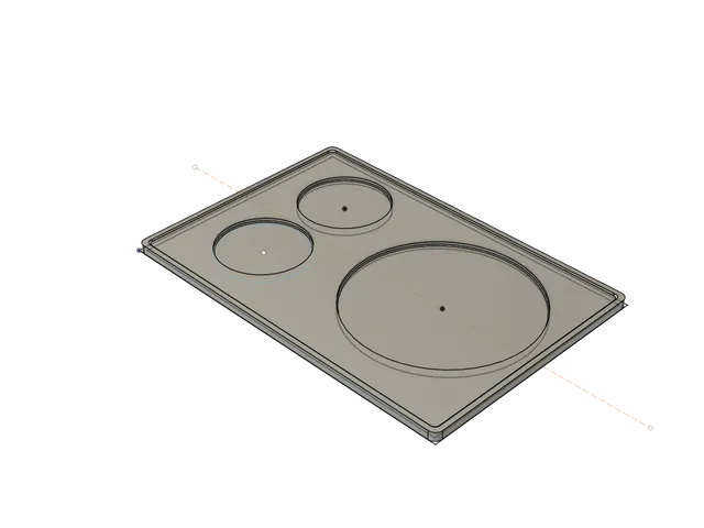 Untersetzer für Zahnputzbecher/-bürste/-creme