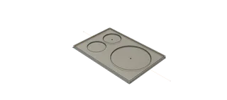 Untersetzer für Zahnputzbecher/-bürste/-creme