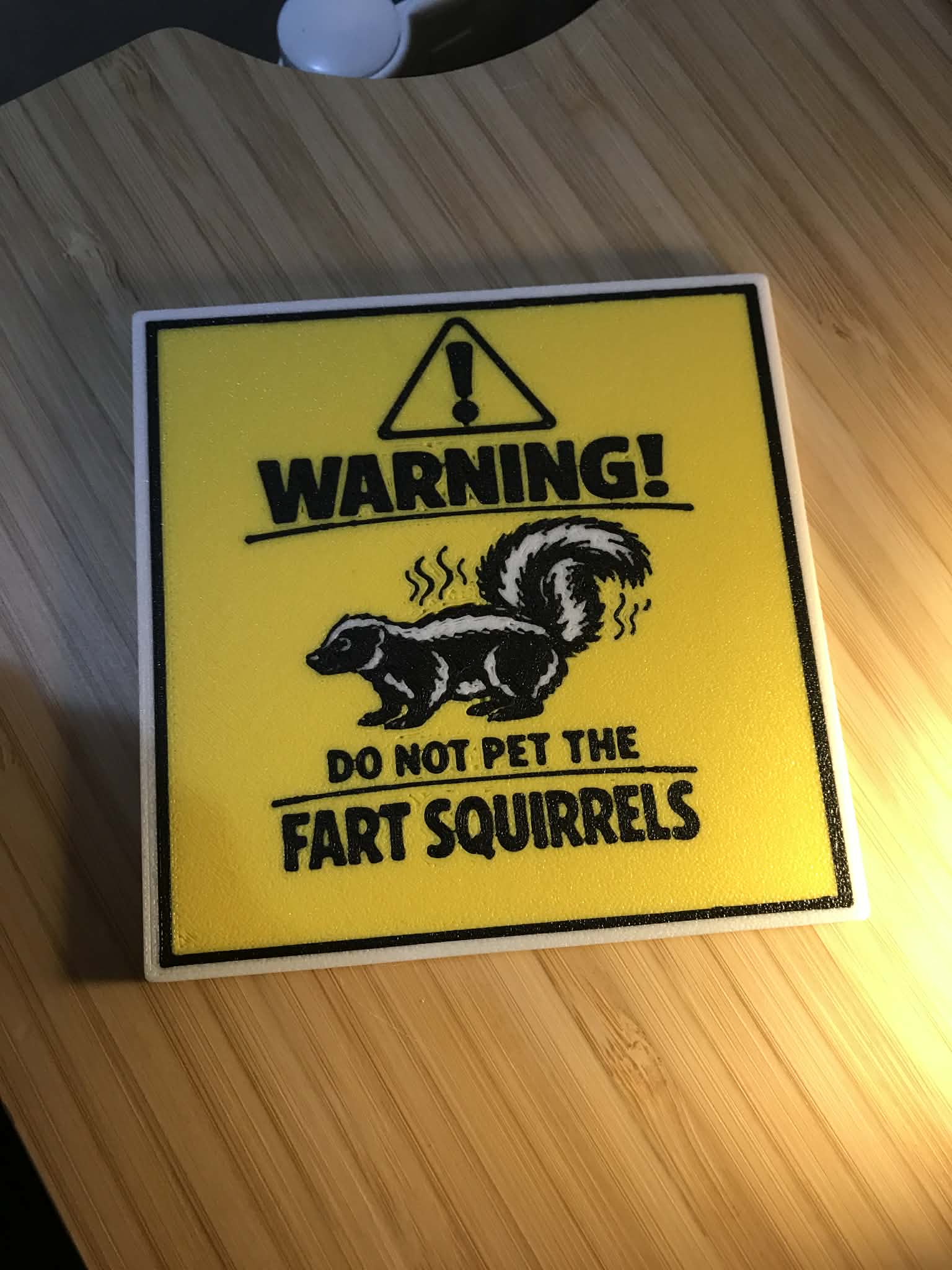 Do not pet the fart squirrels. V1_Extrusion
