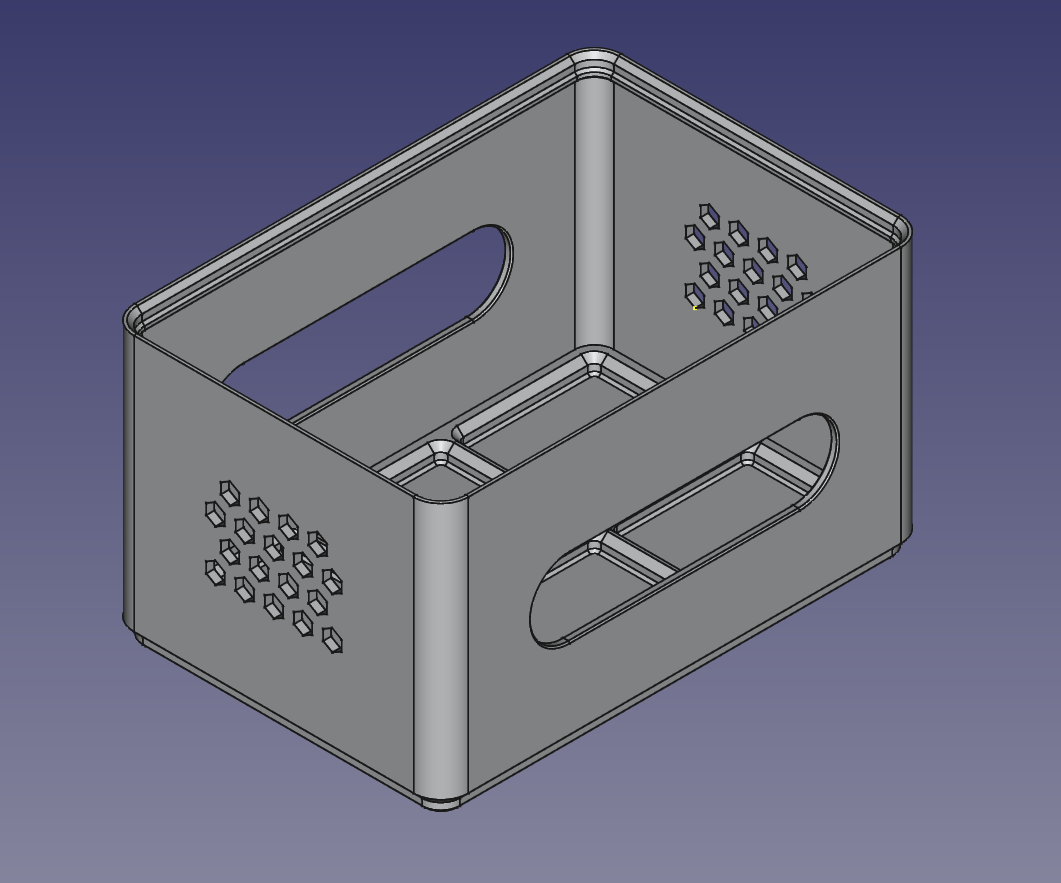 Miniatura 3 do modelo 3D Stackable Gridfinity Tote Remix