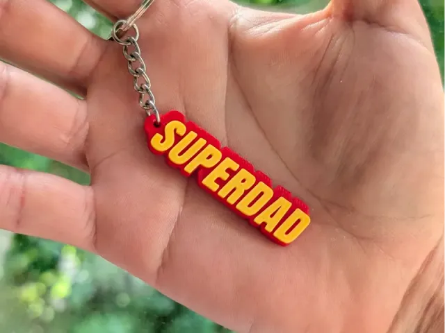 Superdad - Keychain