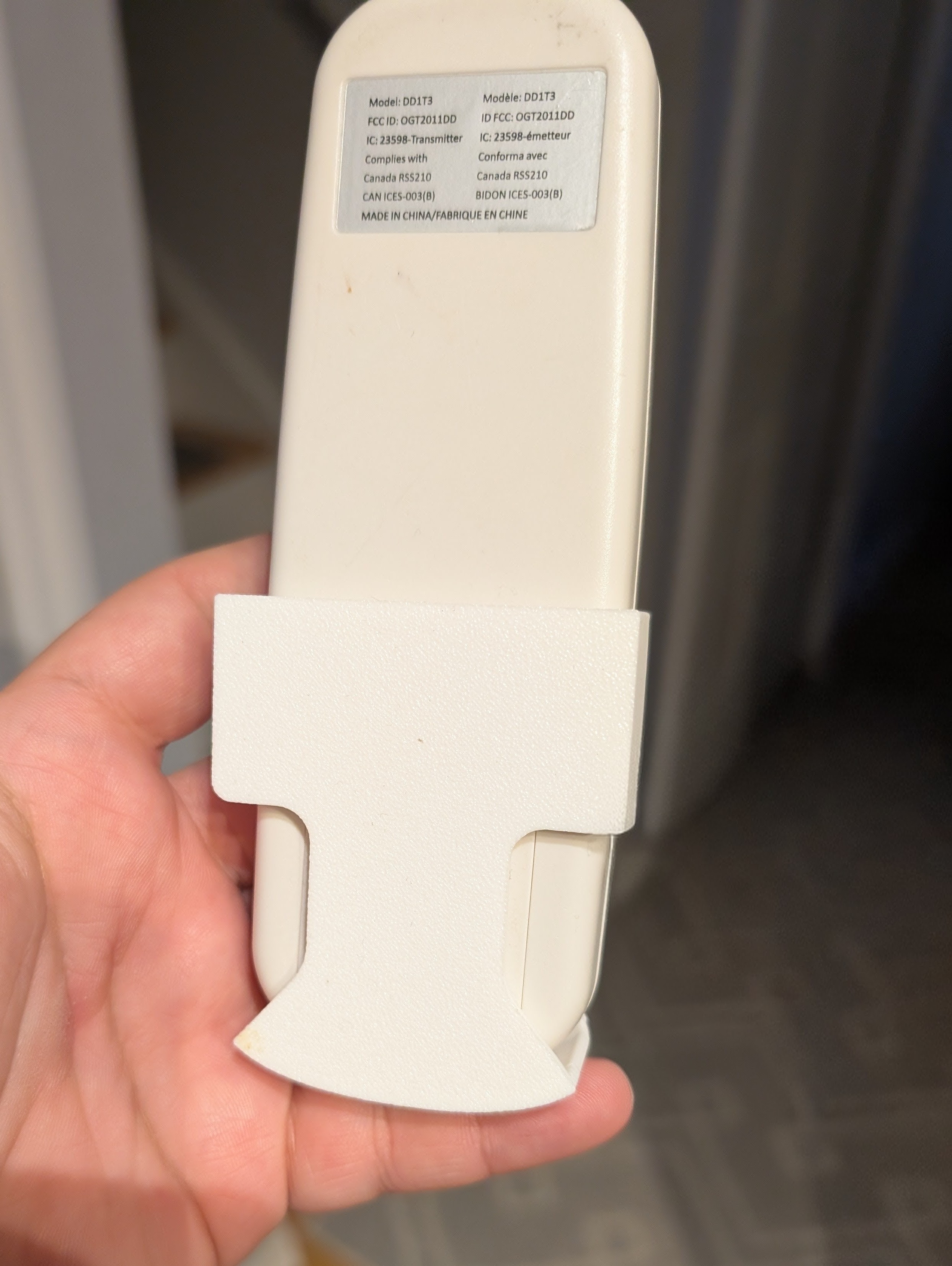 Miniatura 3 do modelo 3D Ceiling Fan Remote Holder / Wall Mount