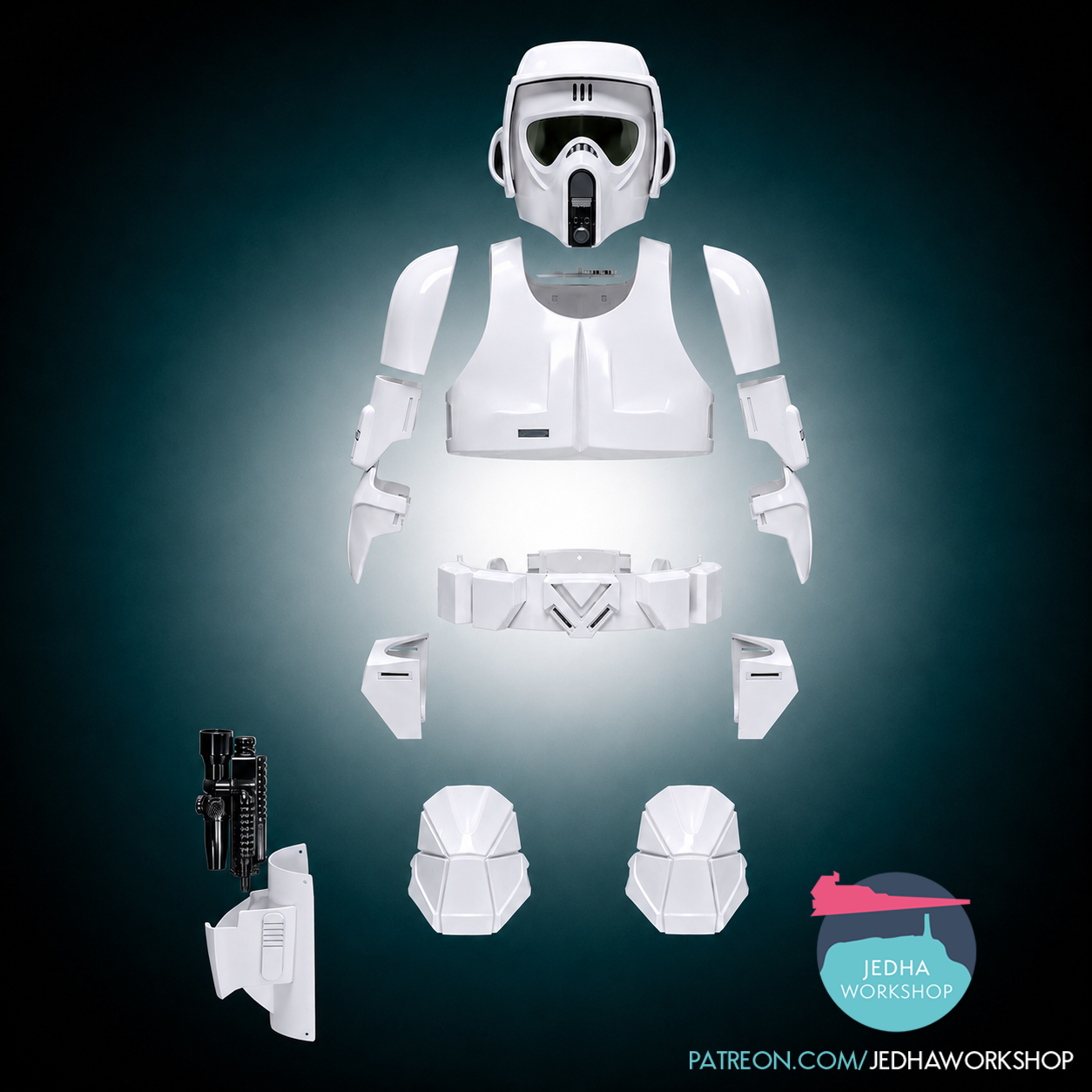 Imperial Biker Scout Trooper Full Armour 3D Files (Return of the Jedi)