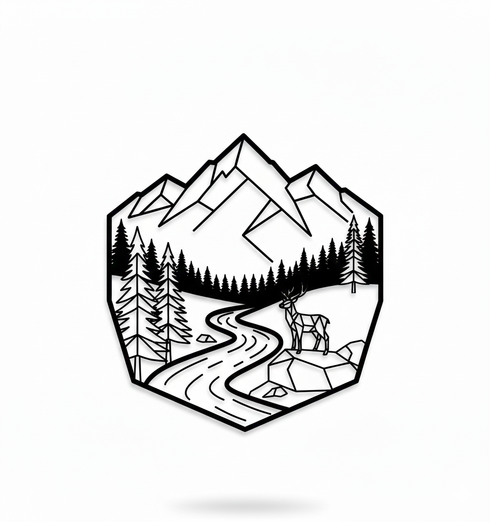 Nature and mountains wall art