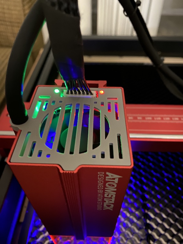 Miniatura 2 do modelo 3D AtomStack A24 Laser Module Fan Cover