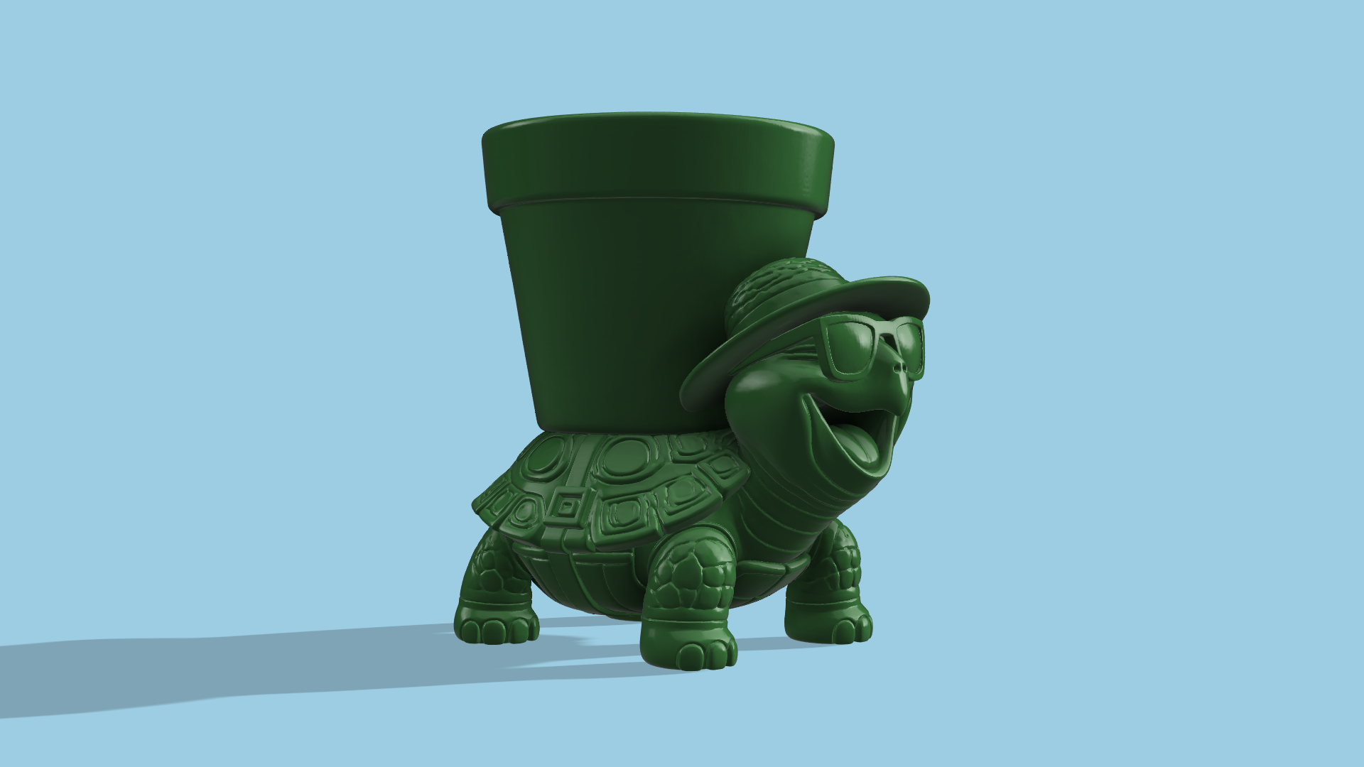 Miniatura 3 do modelo 3D Epic Turtle Planter