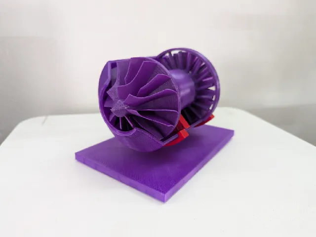 A simple functional Turbojet engine (no screws) - EP