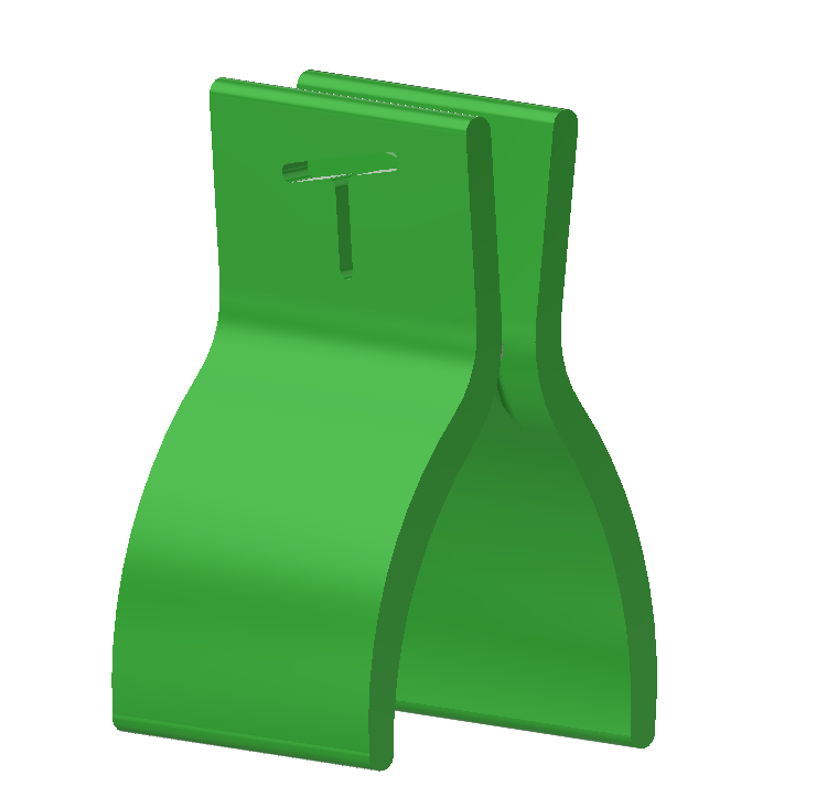 Towel differentiator clamp