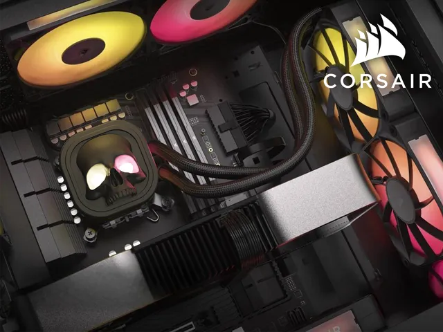 Corsair TITAN AIO Capswap skull