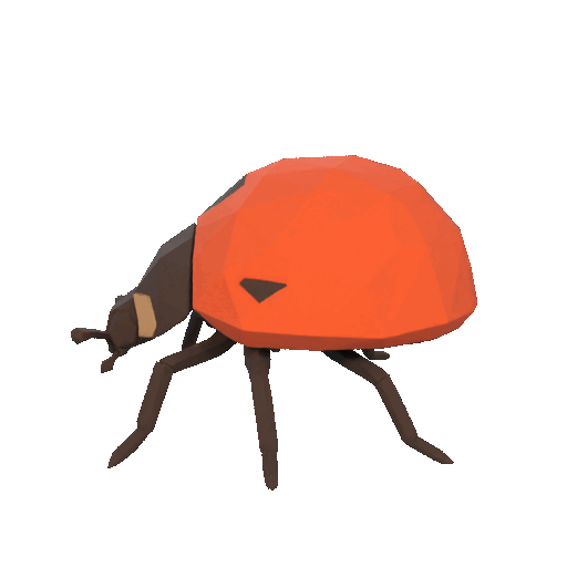 Low poly ladybug — miniatura 2