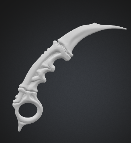 Miniatura 4 do modelo 3D Bone Dagger