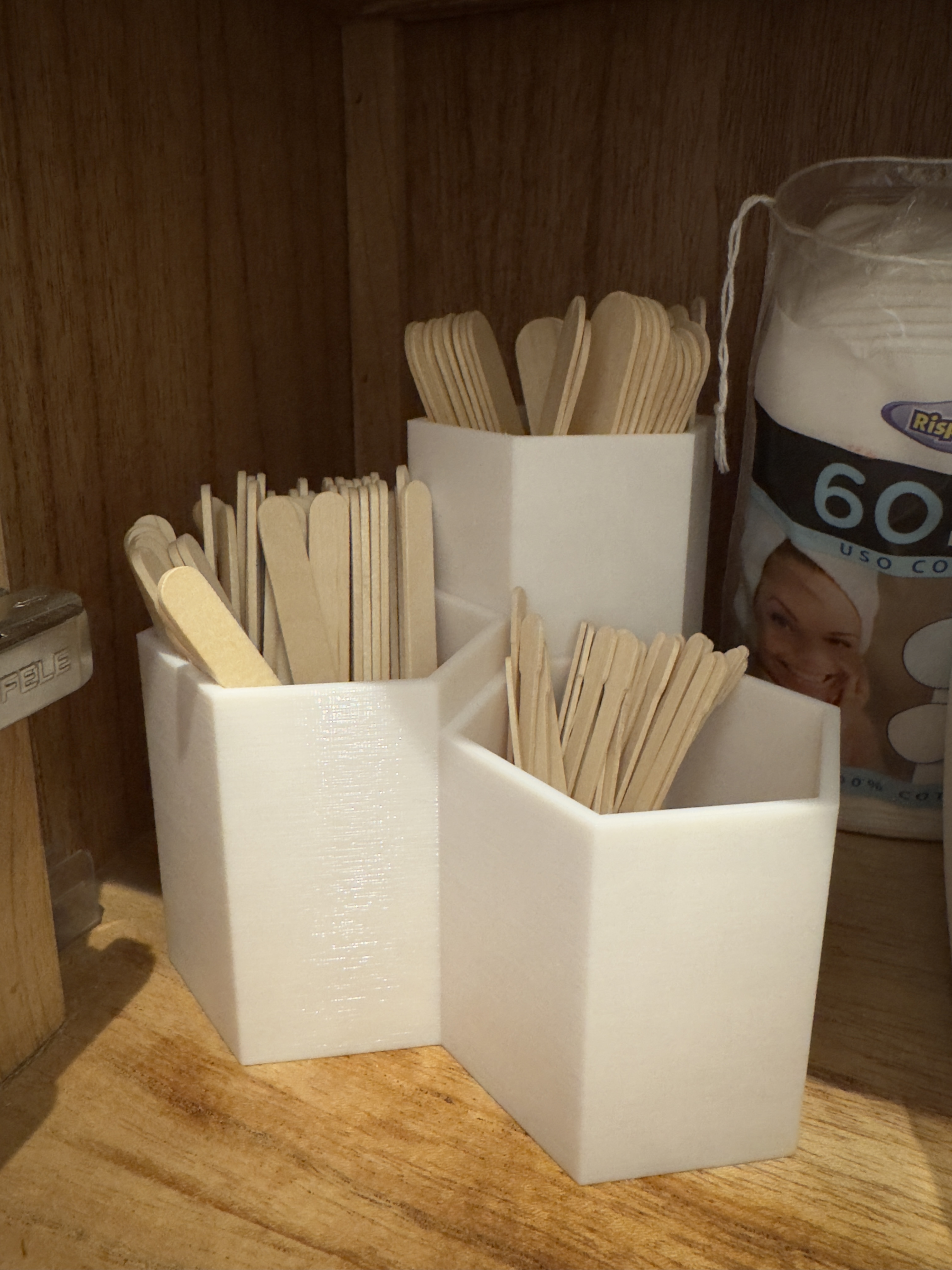 wooden spatula holder