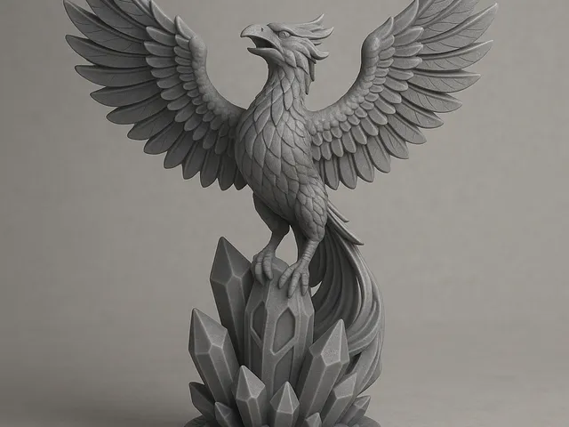 Crystal Phoenix Rising