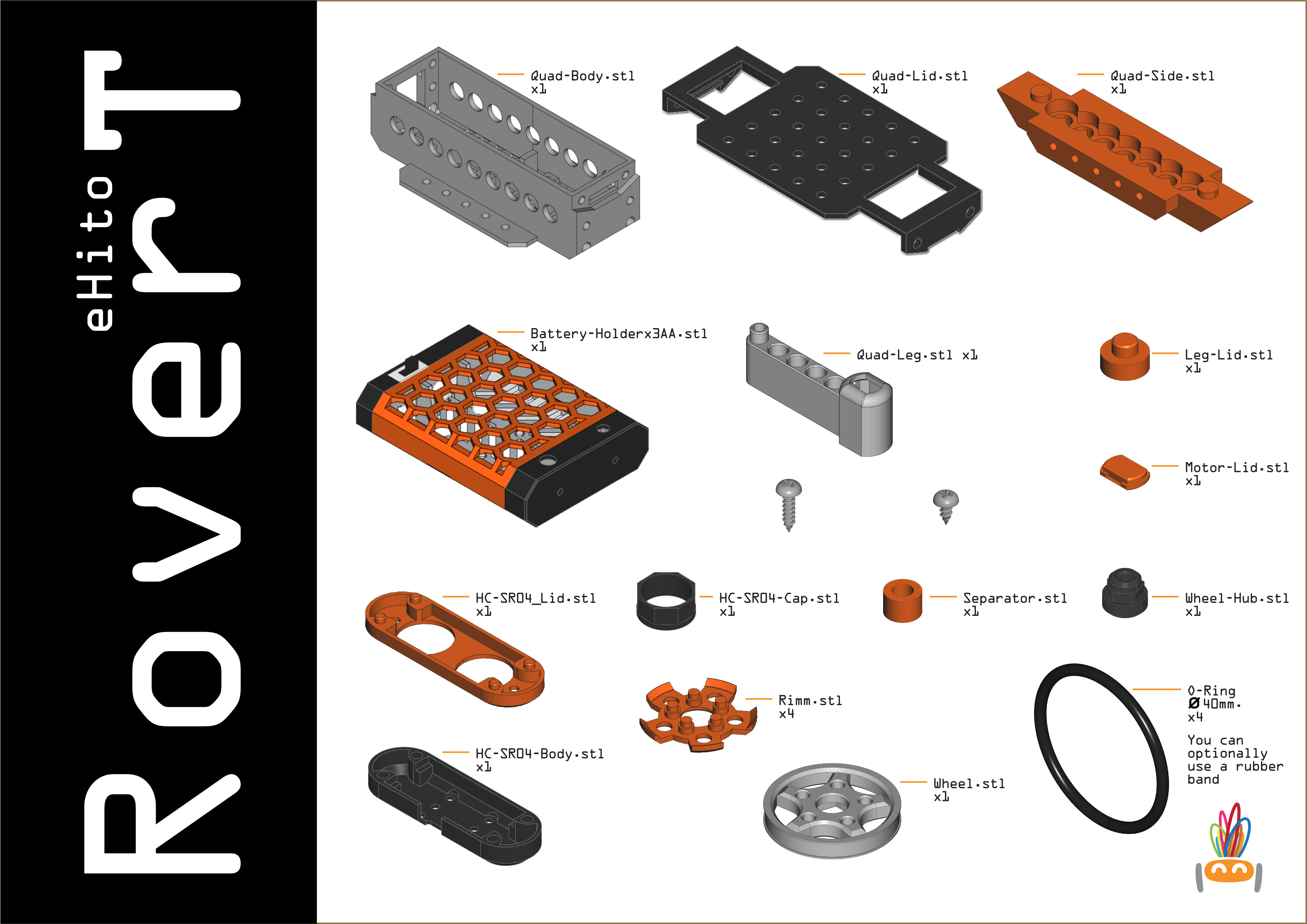 RoverT – Obstacle-Avoiding Robot with lights — miniatura 13