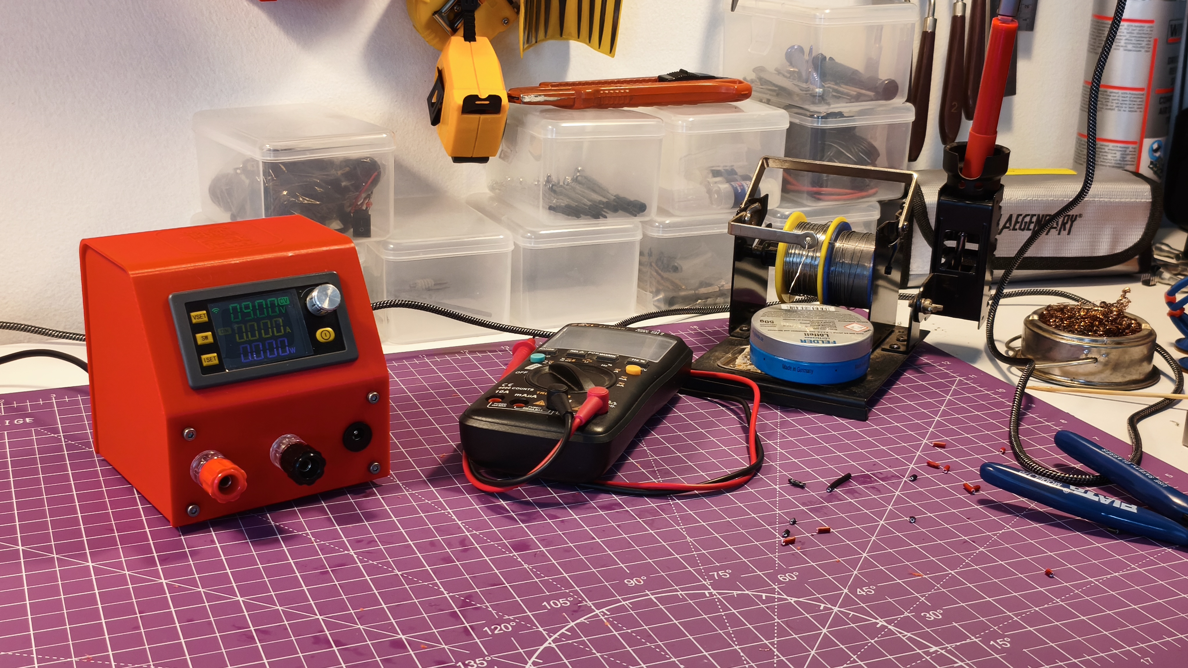 Mini Ayarlanabilir Güç Kaynağı Kasası: XY SK120 Güç Kaynağı Modülü