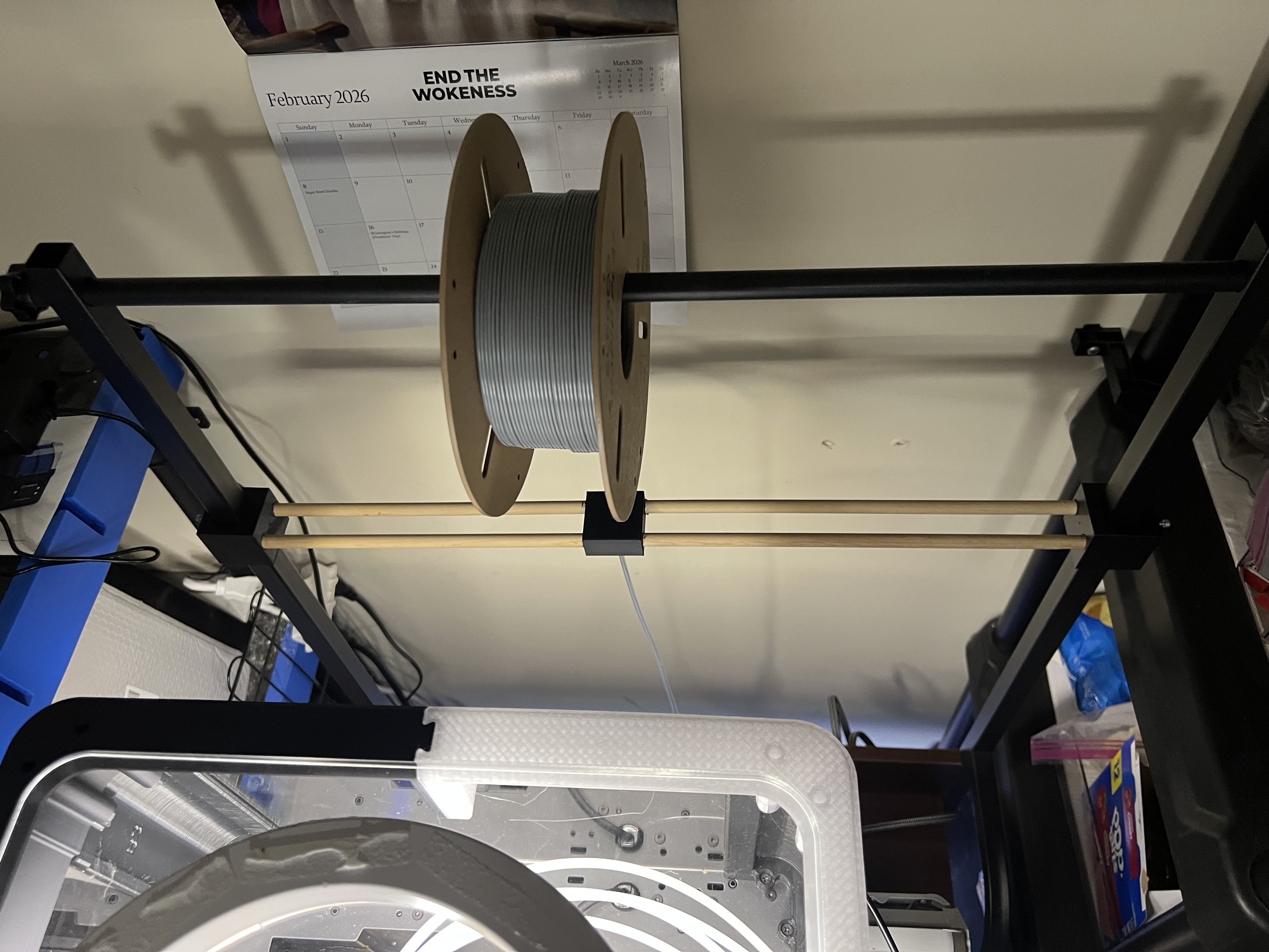PTFE Adapter and mounting for duel printer table