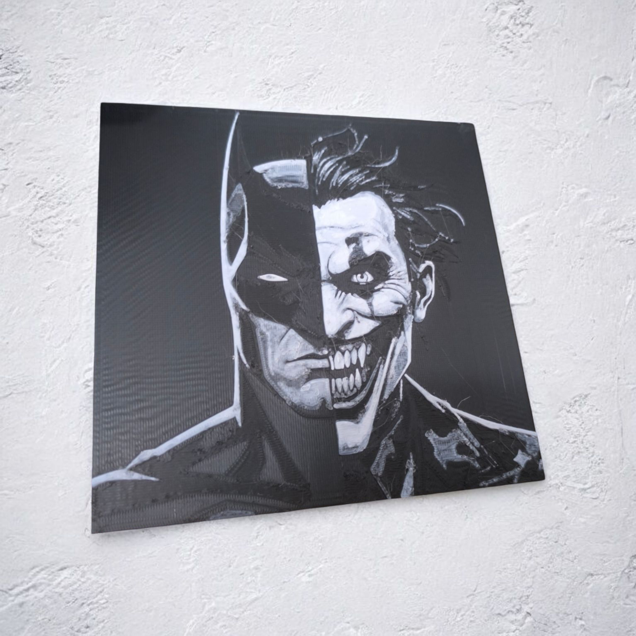 Batman vs Joker Split – AMS HueForge Wall Art
