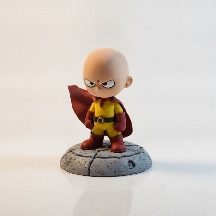 Gnome Version Of Saitama From One Punch Man Figurine 3D Printable