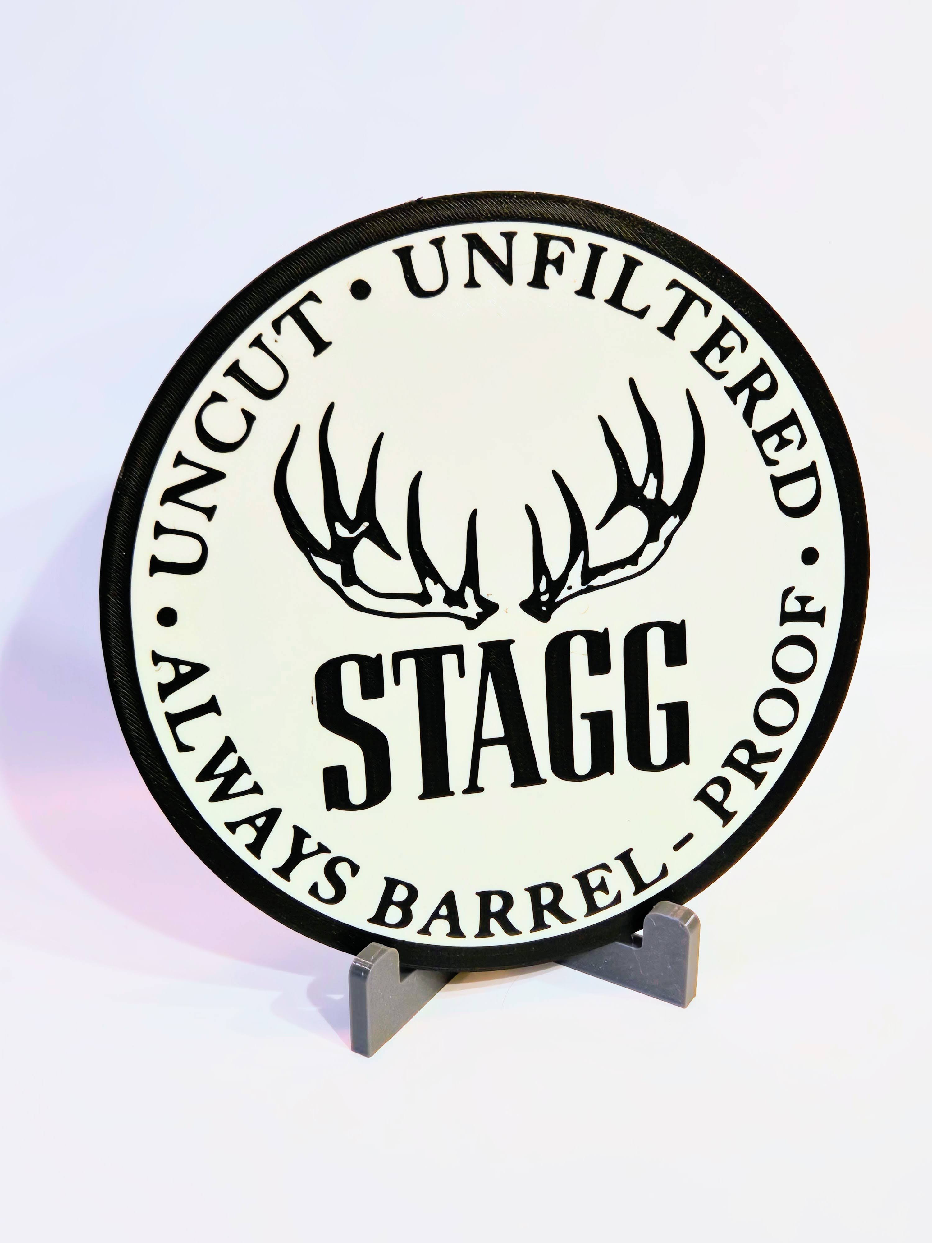 George T Stagg Bourbon Whiskey Sign