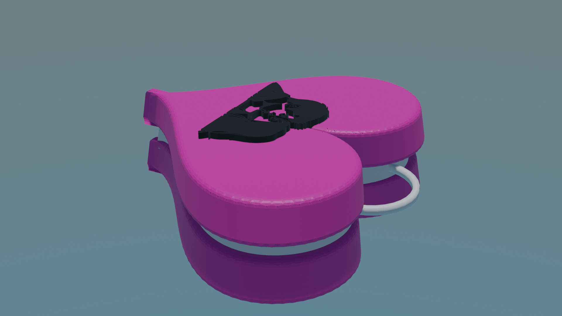 Mechanical Heart Macaron - 3D Printable Clicky Keychain
