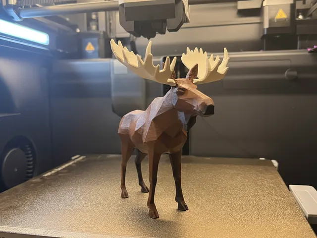 Low Poly Moose