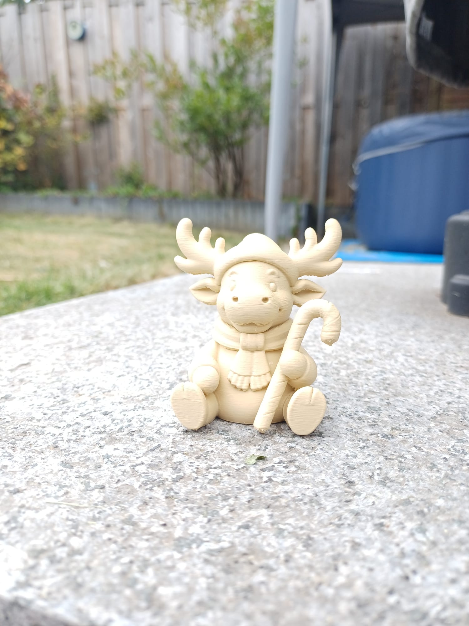 Candy-Cane Moose — Cozy Holiday Buddy