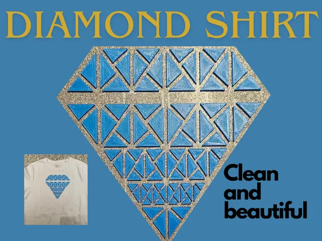 Diamond pattern for fabrics