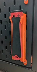 Skadis hold for Scraper with replacement blade dispenser
