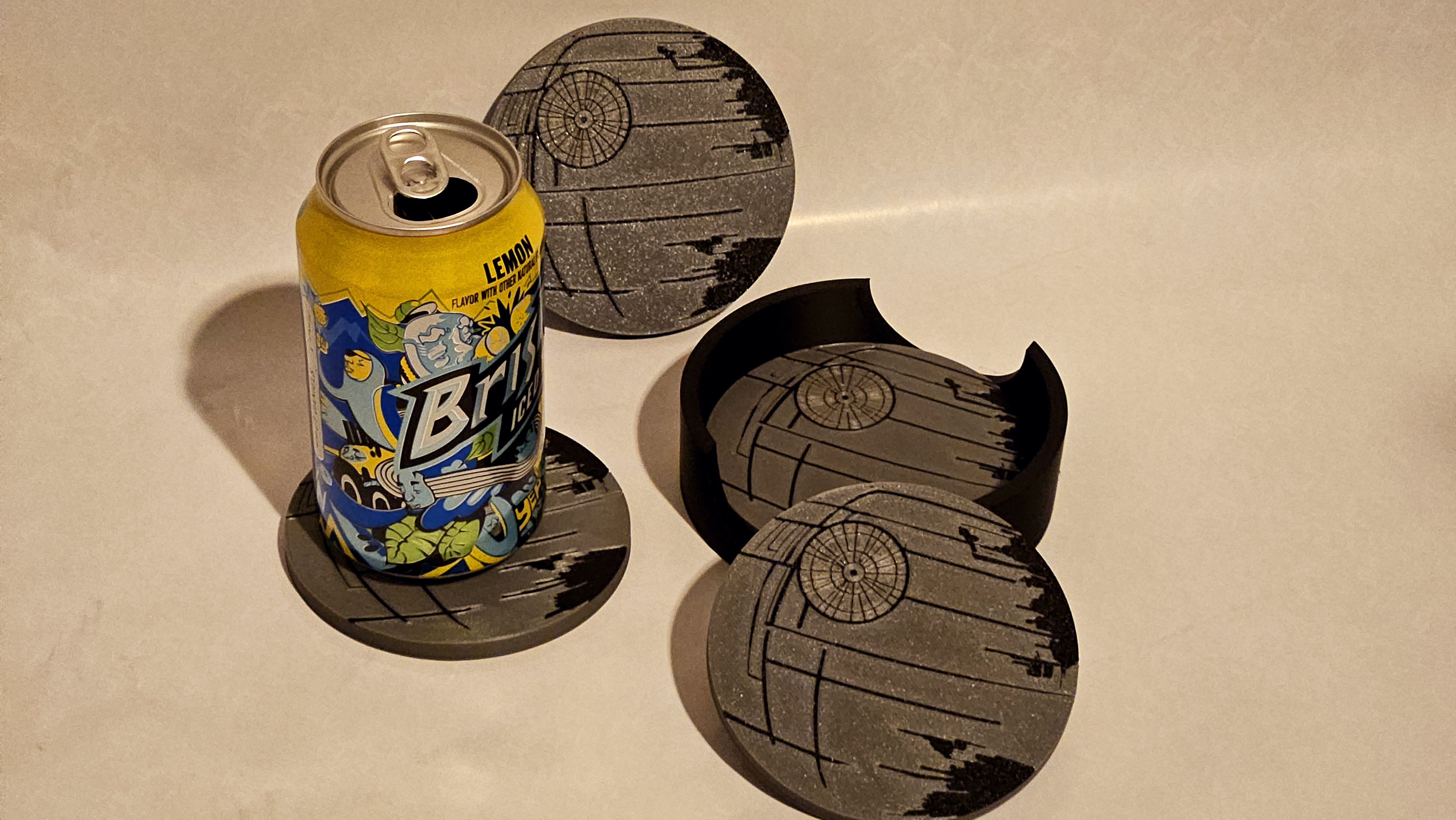 Death Star Coaster Set (set of 4) 3D model
