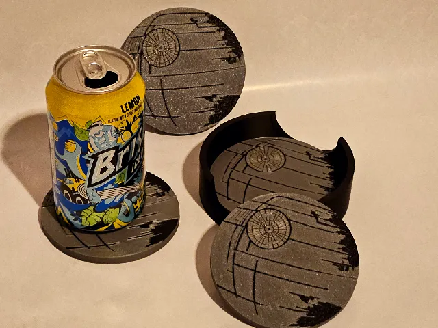 Death Star Coaster Set (set of 4)
