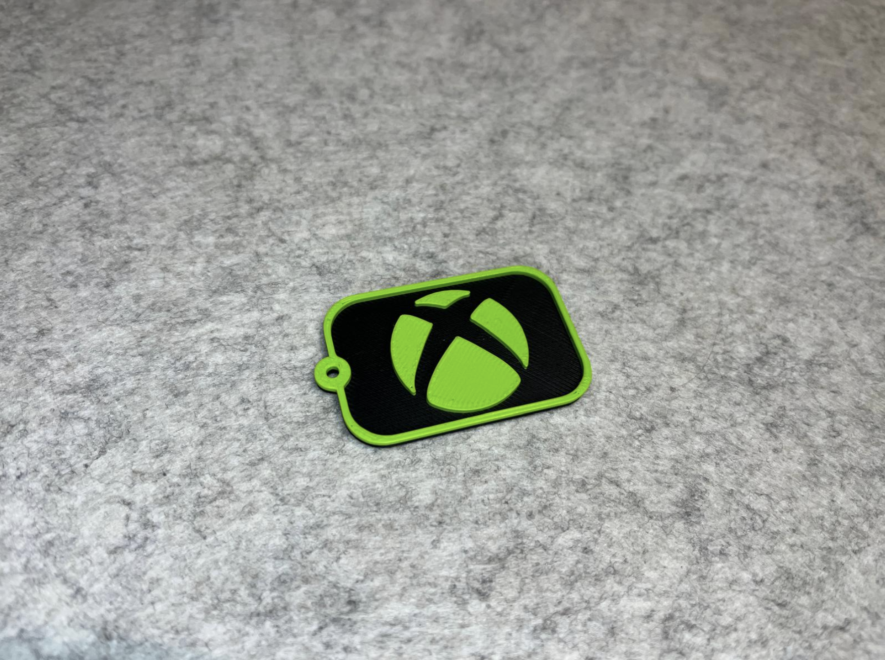 Xbox logo decor keychain