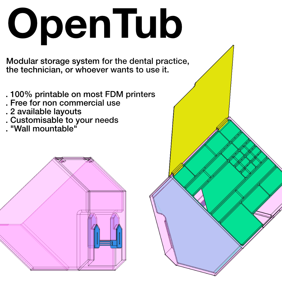 OpenTub - A modular dental storage system