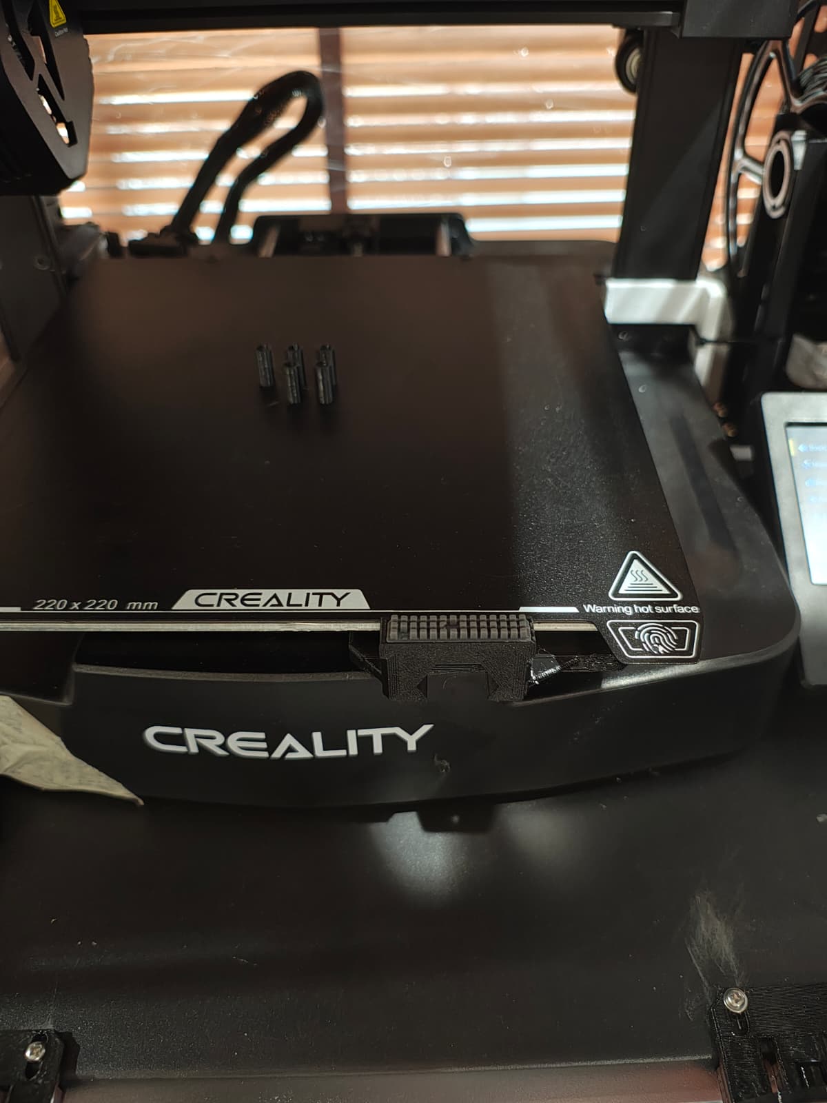 Ender 3 V3 SE / KE Sturdy Nozzle Wiper Mount 3D model thumbnail